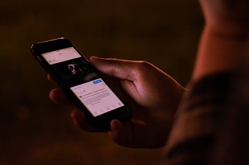 Person Holding Android Smartphone