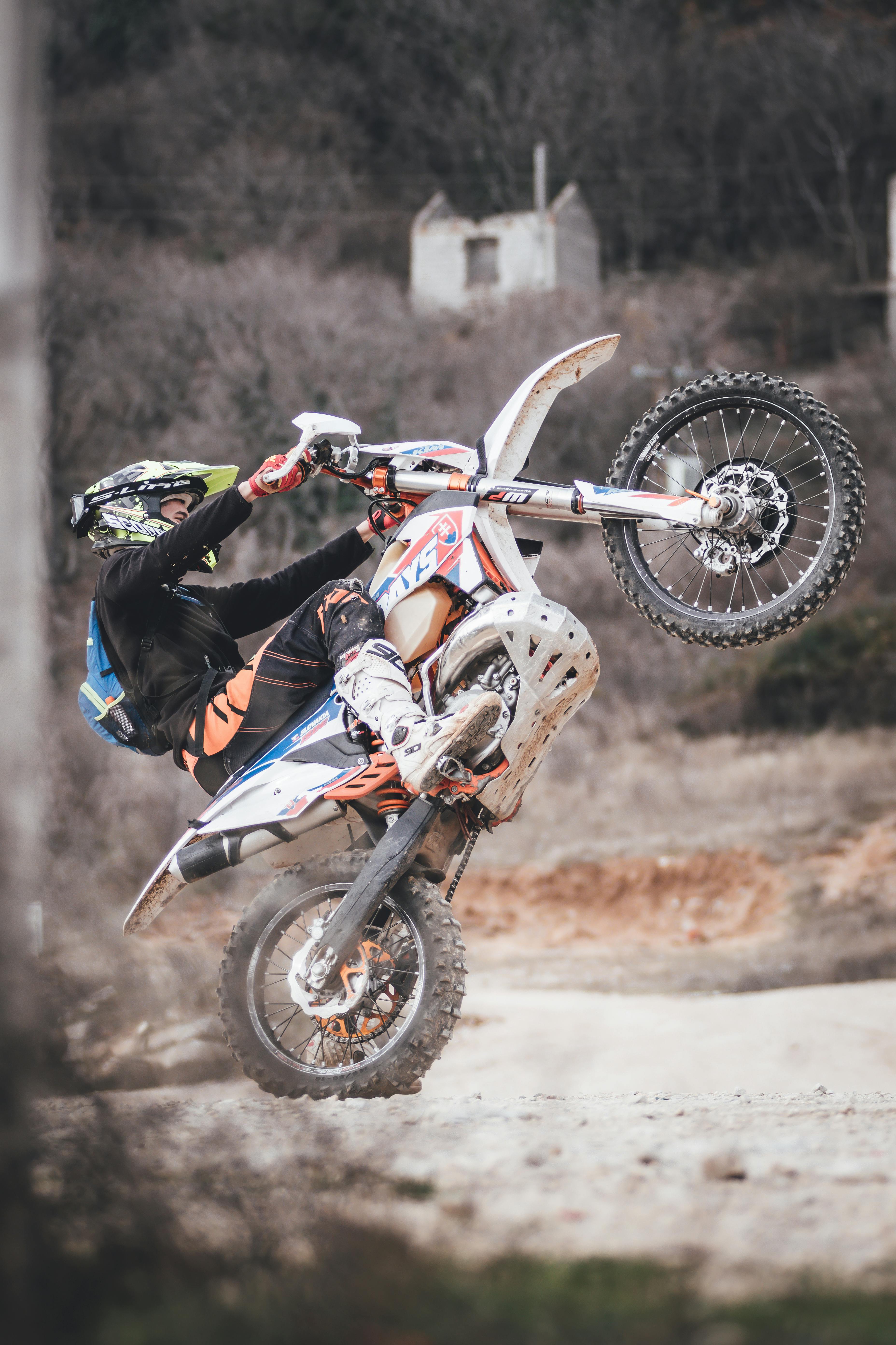 Dirt Bikes Sunset Silhouette Stunts Motocross Offroading 4K HD  wallpaper  Wallpaperbetter