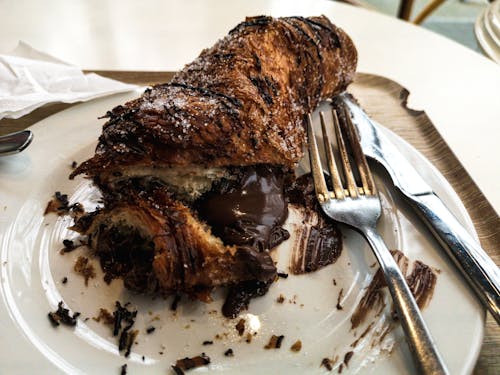 Croissant de chocolate