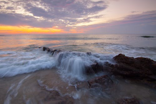 Фотография с длинной выдержкой Водоем