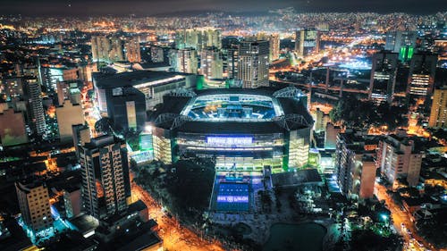 Kostenlos Luftbild Der Stadt Stock-Foto