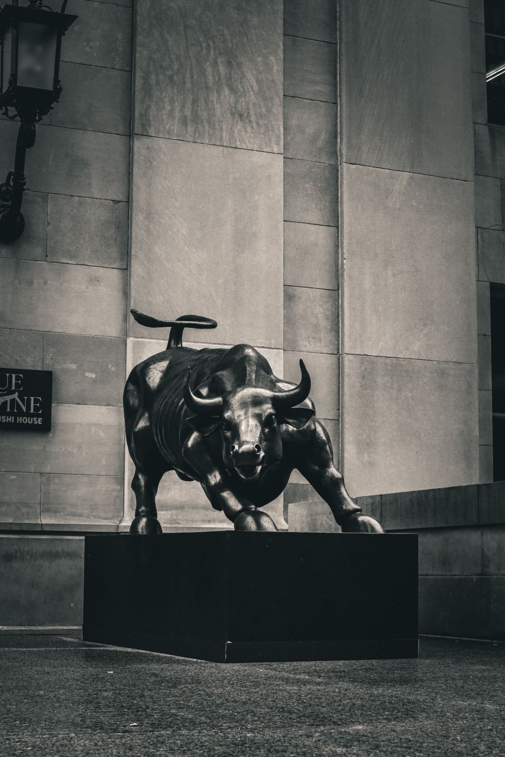 The Coach Bull — charging bull statue, spirit of $COACH