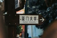 Directional Sign to Xiamen University