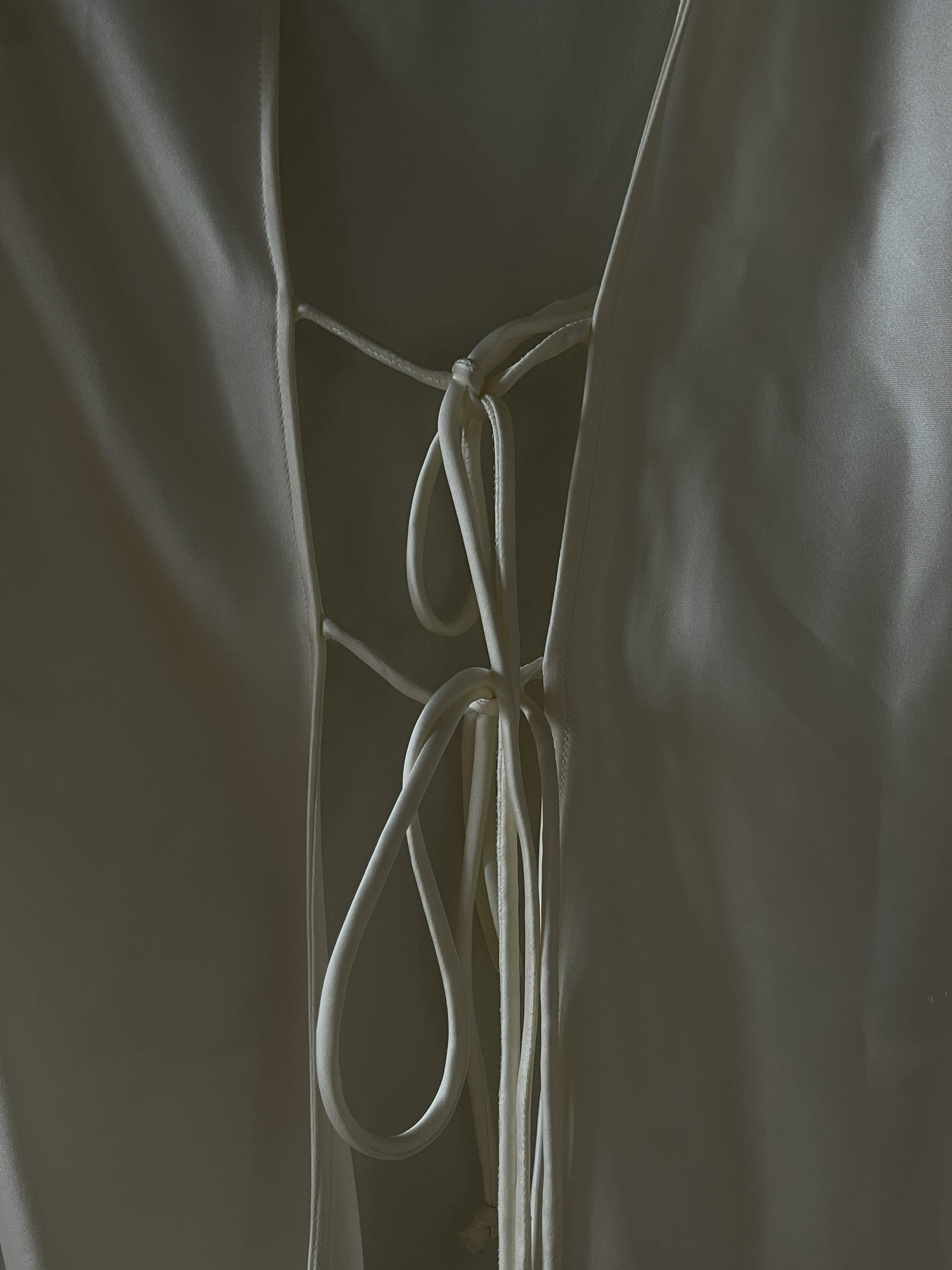 Fabric with White Strings · Free Stock Photo