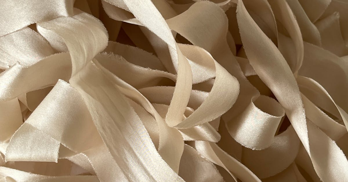 White, Soft Ribbons · Free Stock Photo