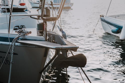 Close-Up View Of A Boat Deck