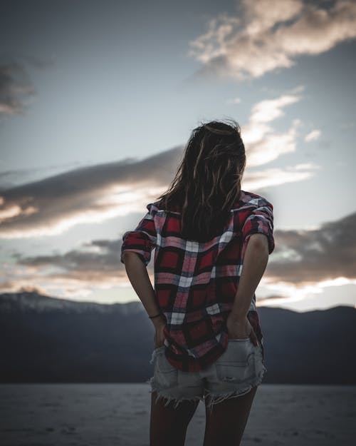 Woman Looking At The Sea 