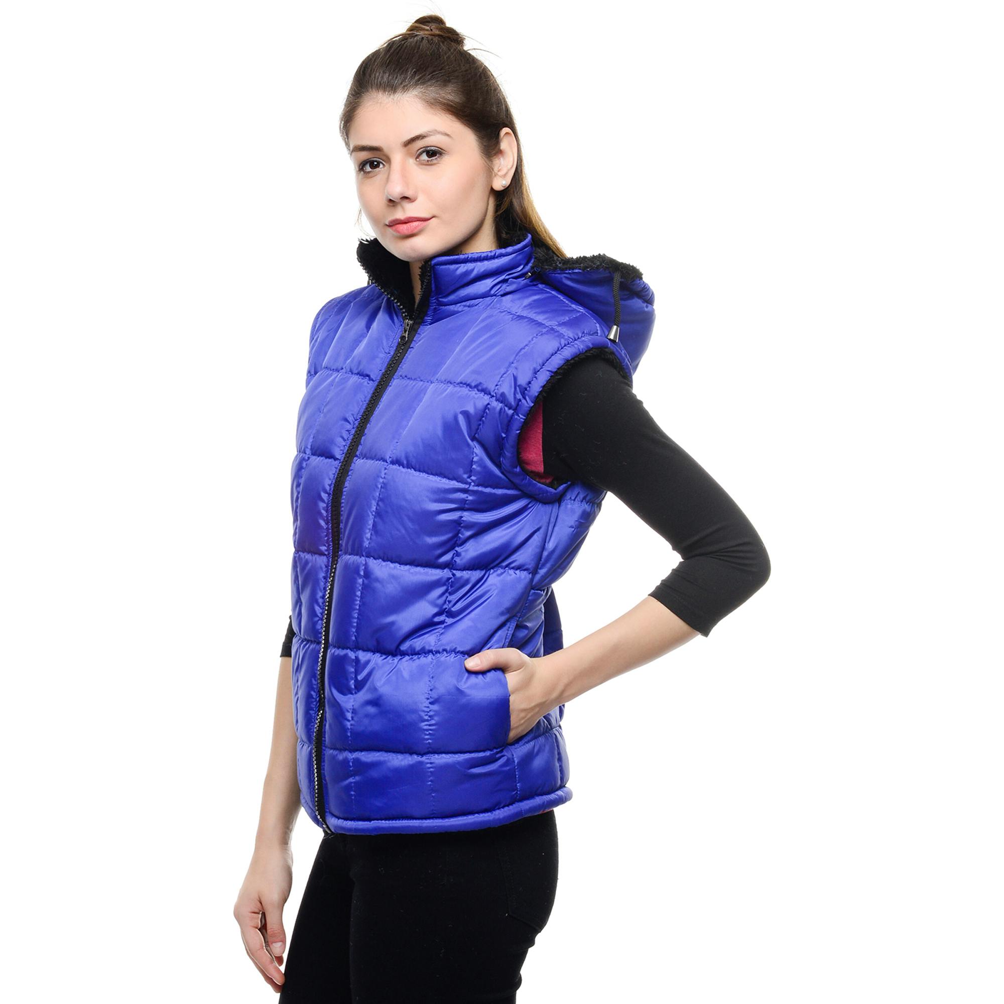 Woman Wearing Blue Zip Up Vest · Free Stock Photo