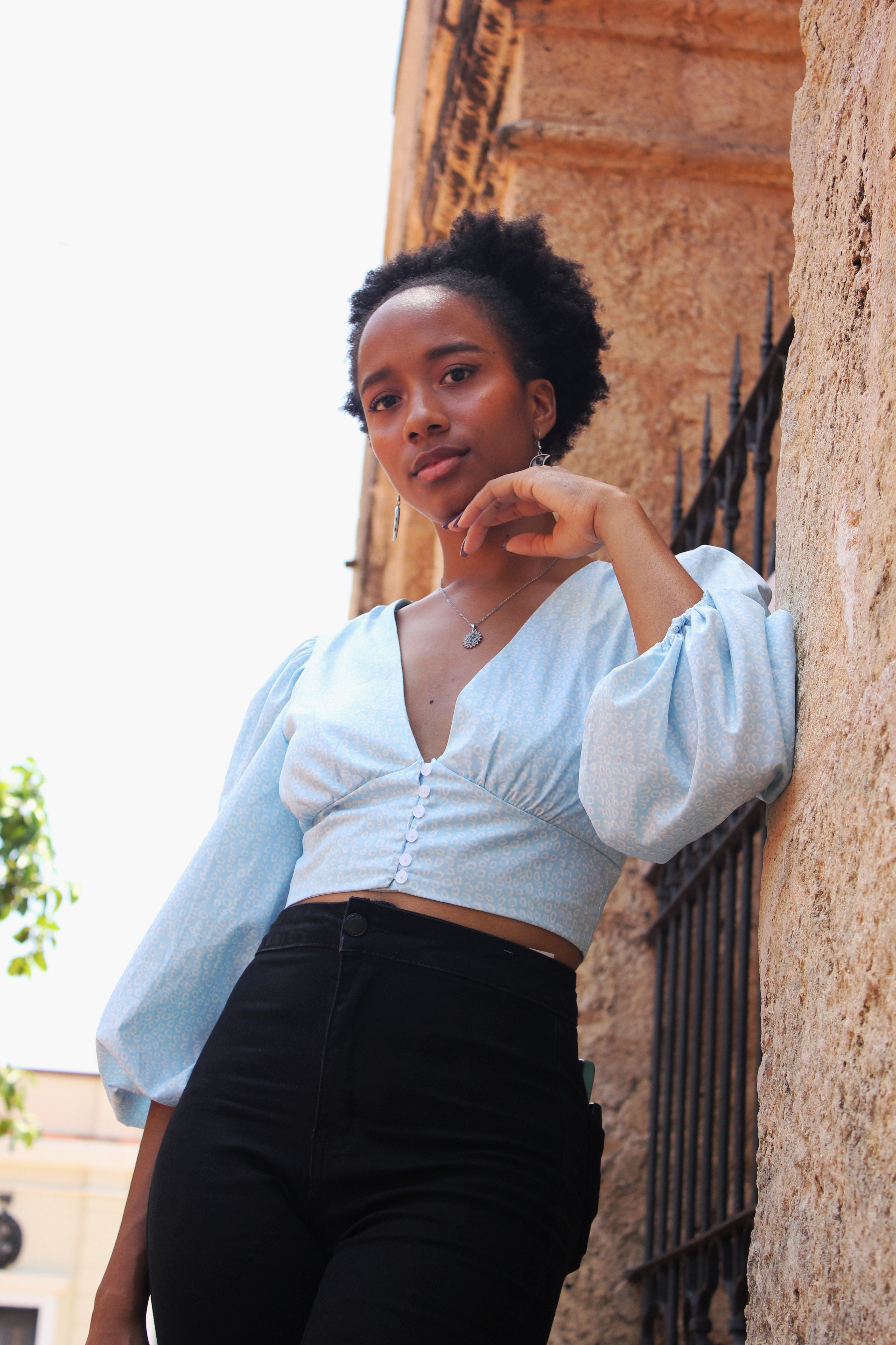 Camiseta Oversized Preta Estampada