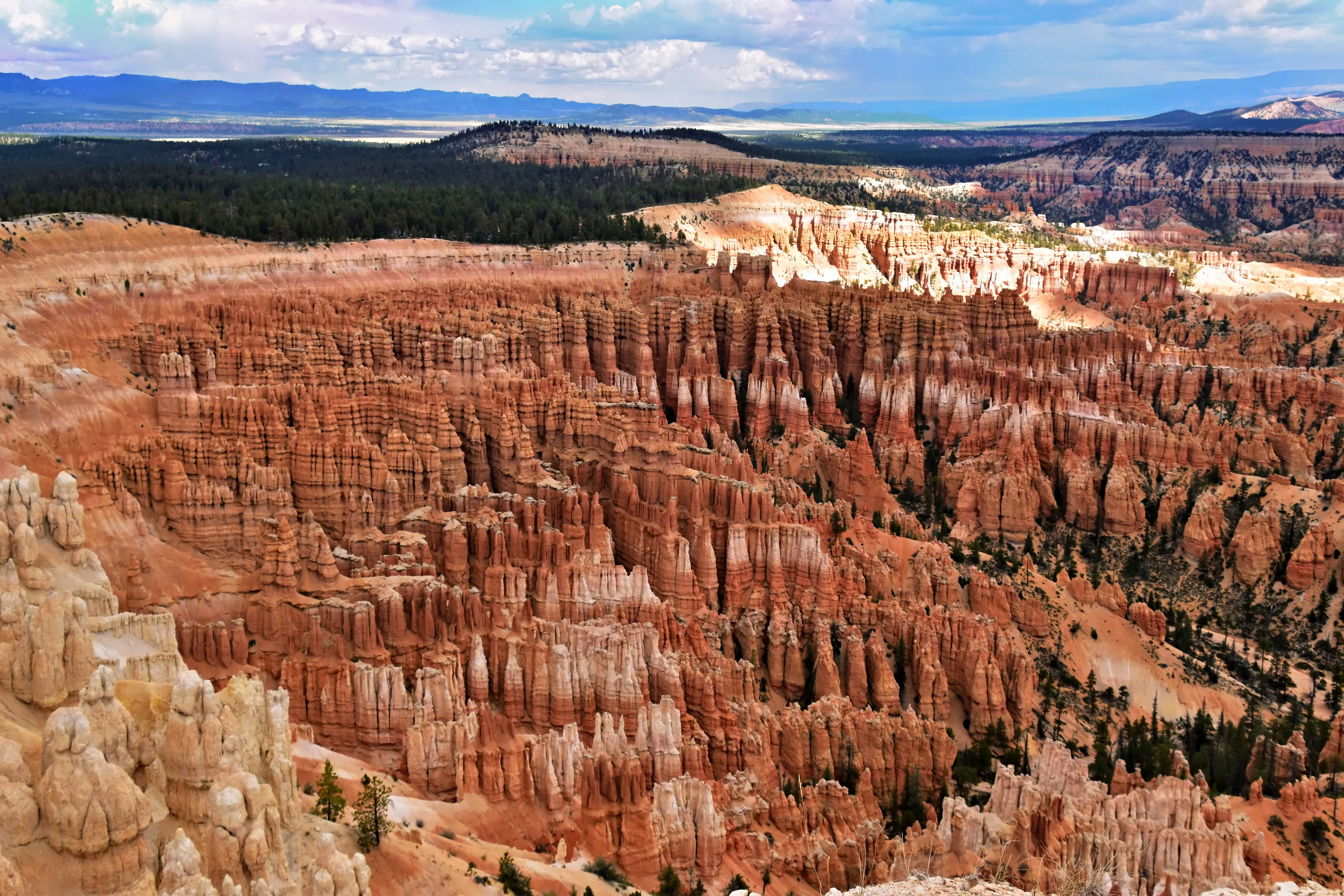 A stunning aerial view of the hoodoos in Bryce Canyon National Park, Utah. - Bryce Canyon