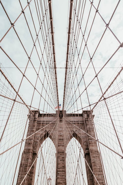 Ingyenes stockfotó acél, Amerikai egyesült államok, Brooklyn híd témában