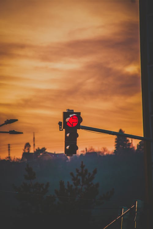 Traffic Light On Red Light