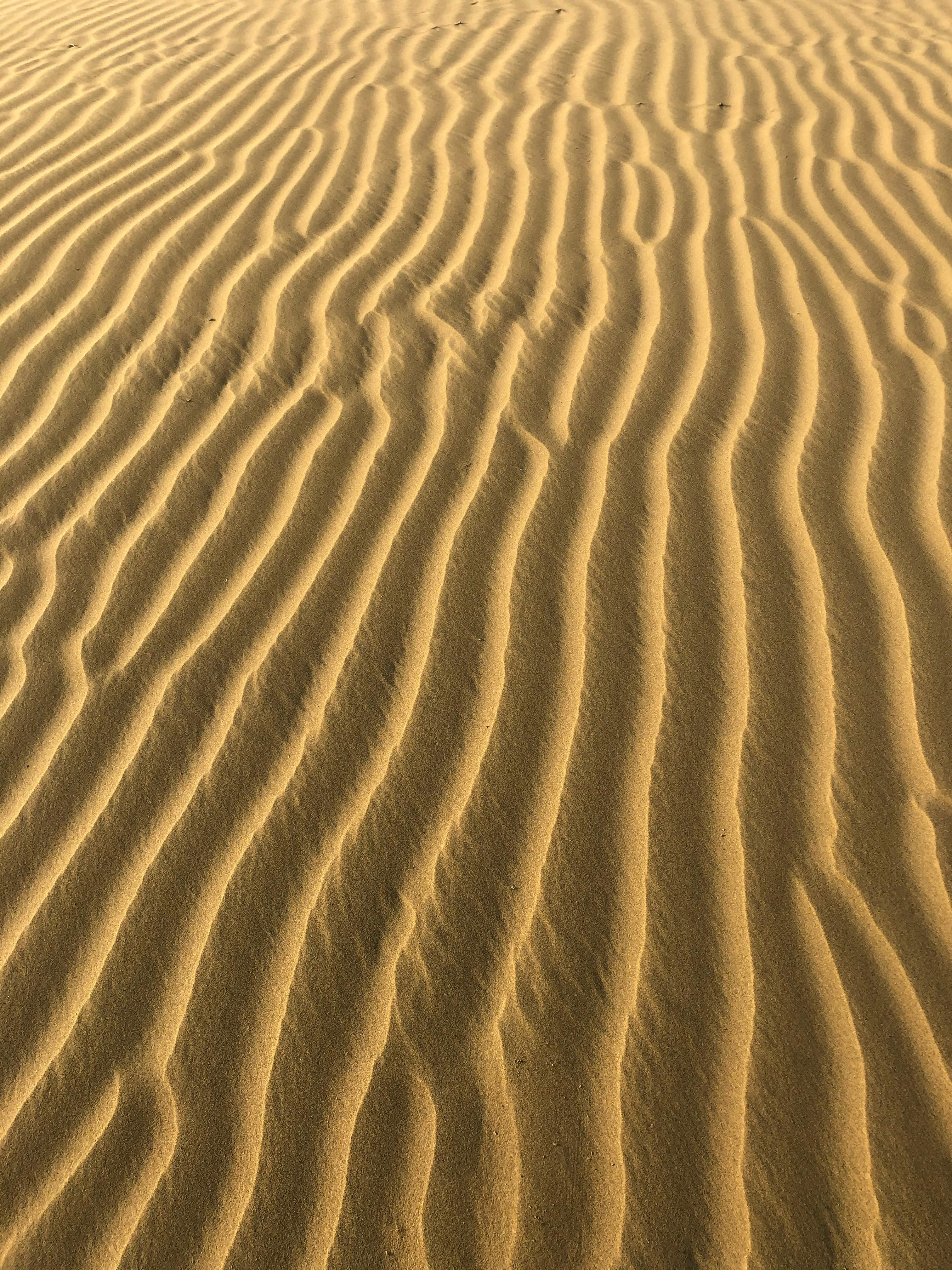 wrinkles on sand