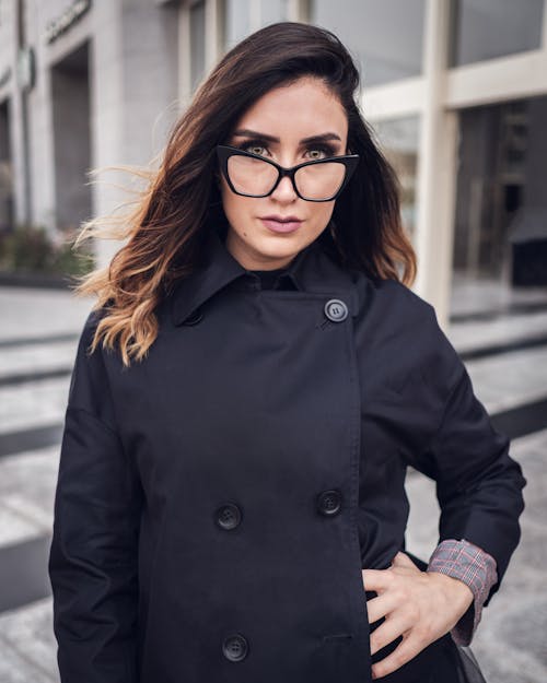 Woman Wearing Black Jacket