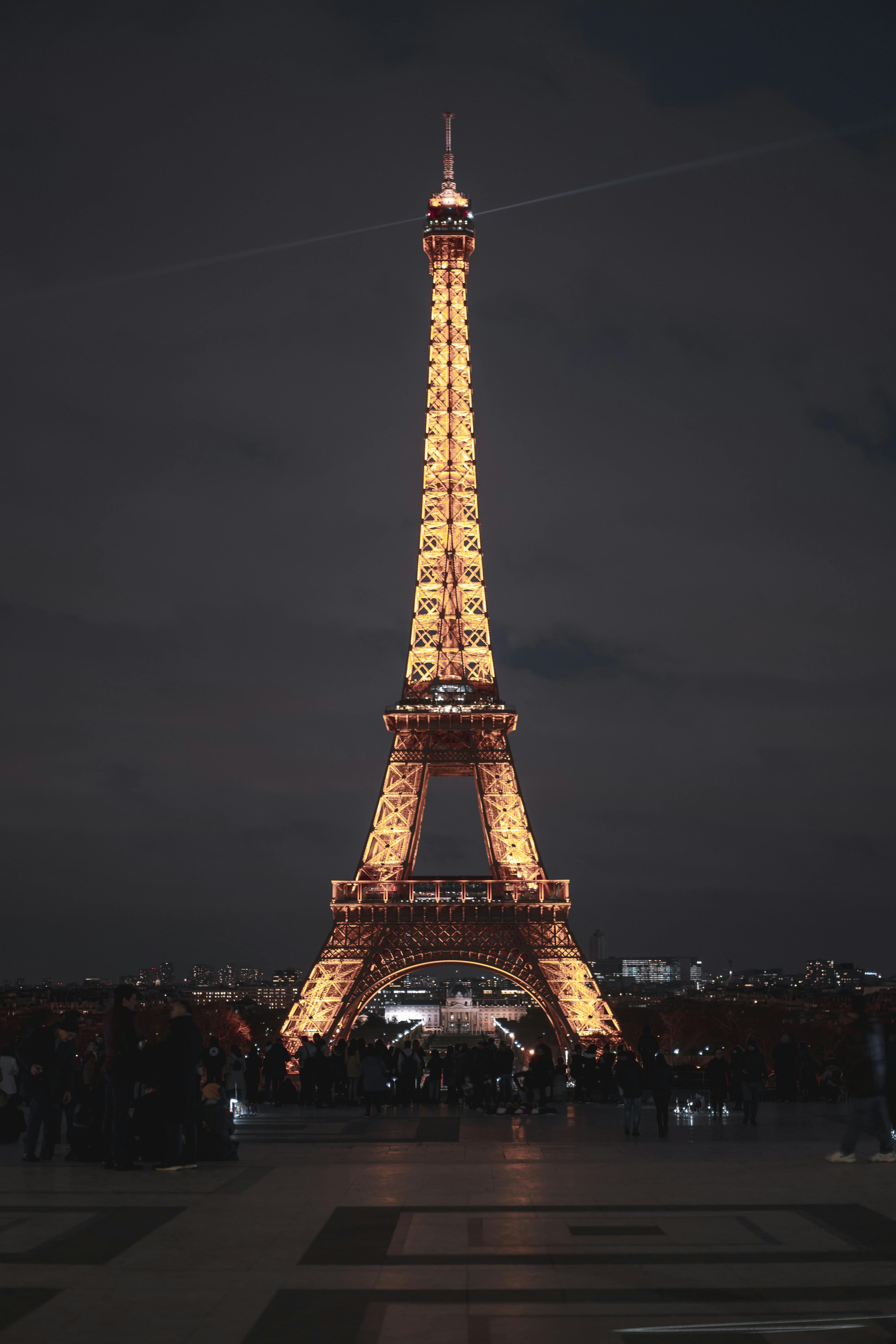Eiffel Tower At Night · Free Stock Photo