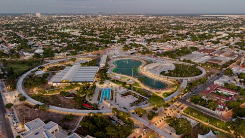 Základová fotografie zdarma na téma citadelový park, drone kamera, fotografie z dronu