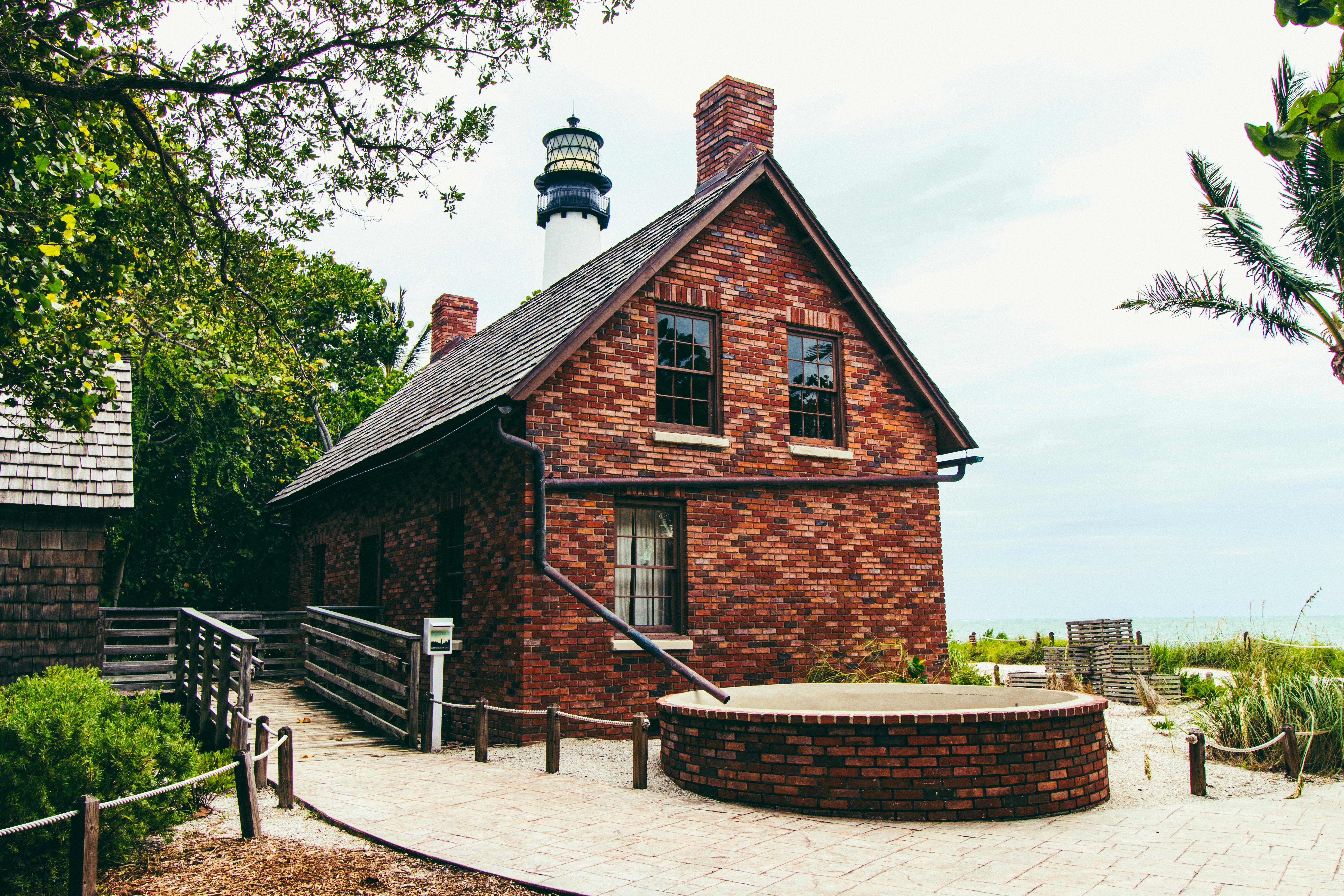 Old House Museum of the Cape Florida Lighthouse, Key Biscayne, Florida, USA