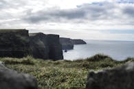 爱尔兰克莱尔郡莫赫悬崖的壮丽景色，大西洋绵延而远