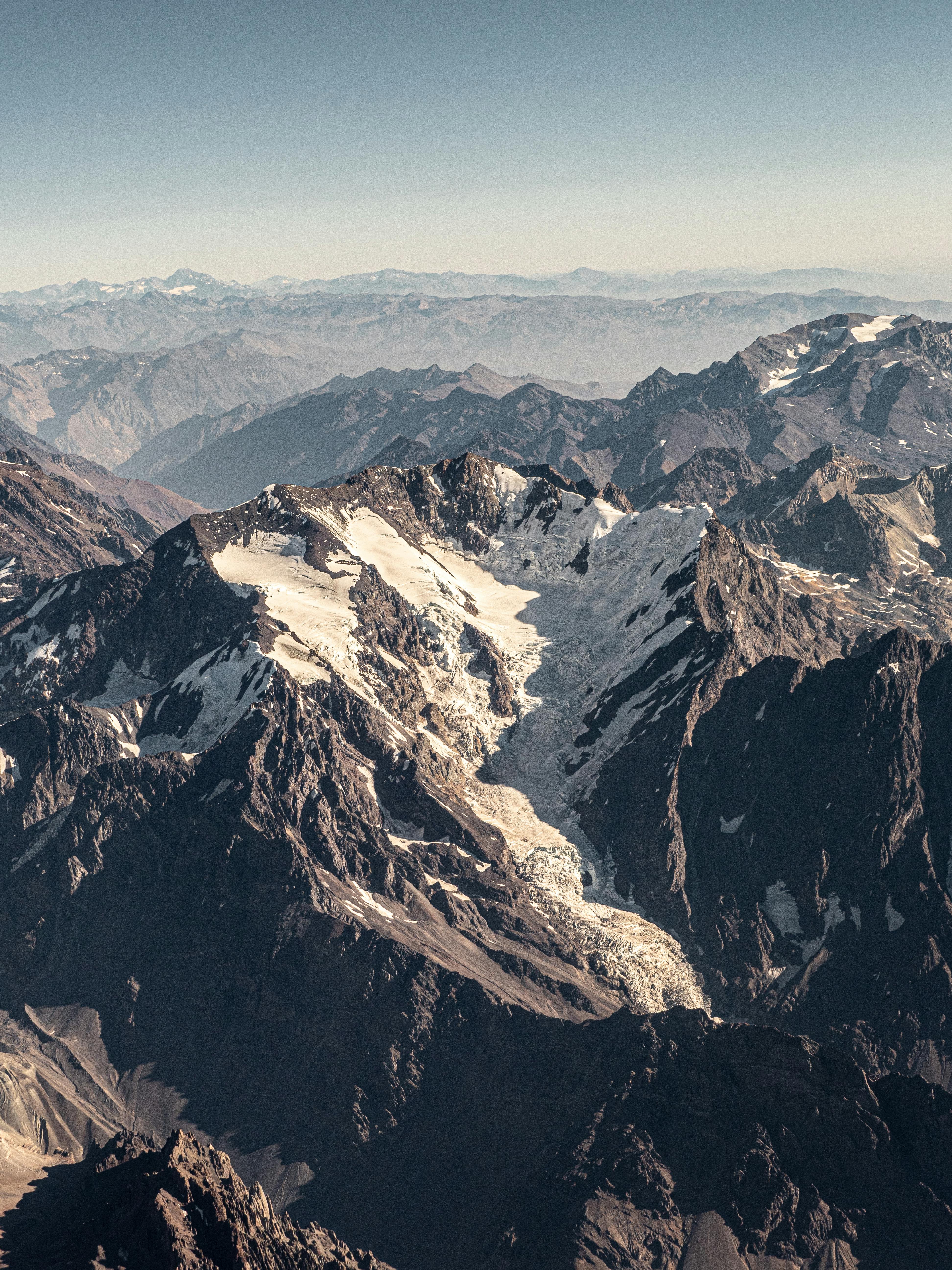 Explore the breathtaking Andes mountains in Mendoza, Argentina, featuring stunning glaciers and rugged peaks.