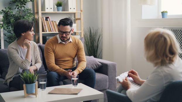 couple discussing health