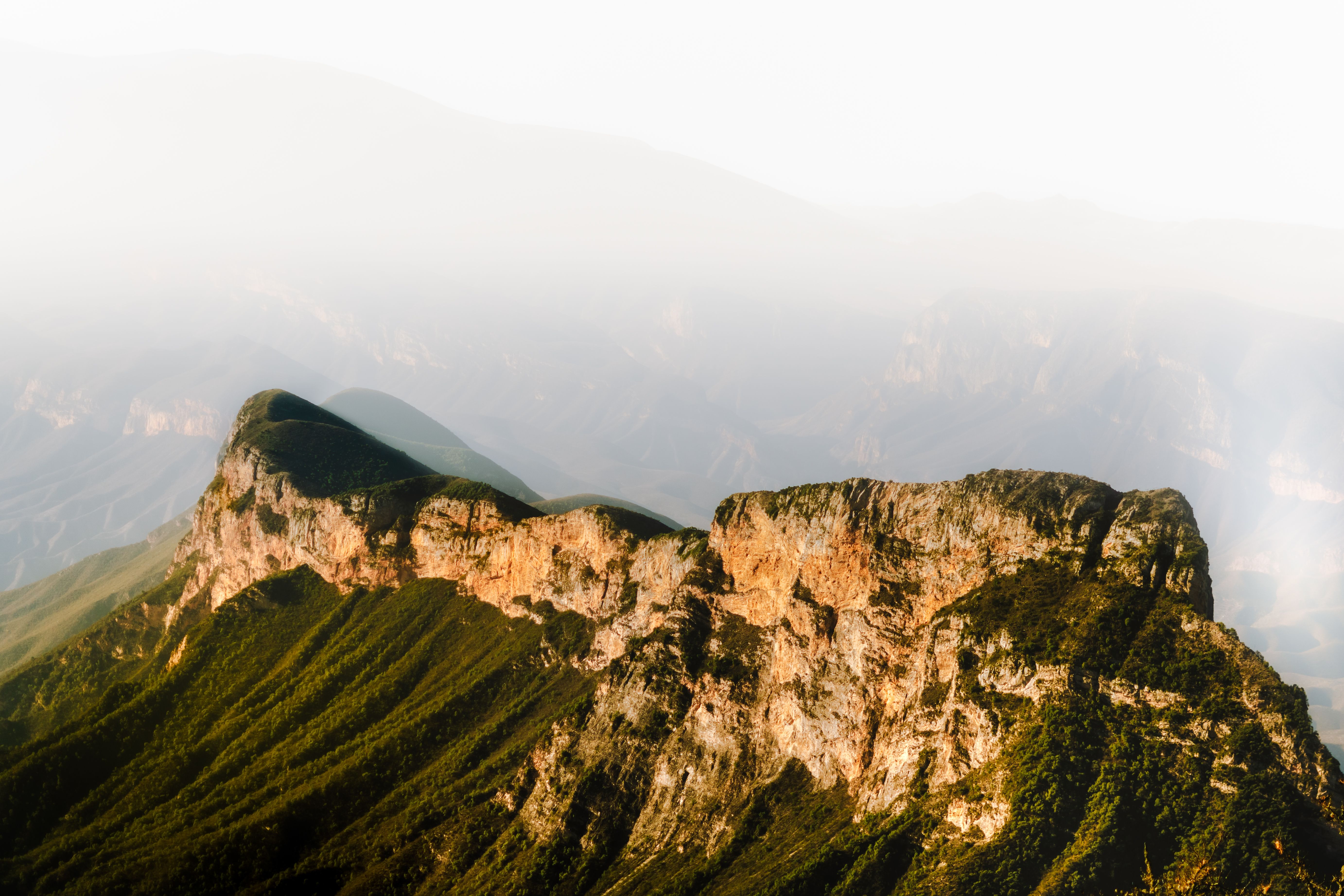 Aerial View of a Rocky Mountain Peak · Free Stock Photo