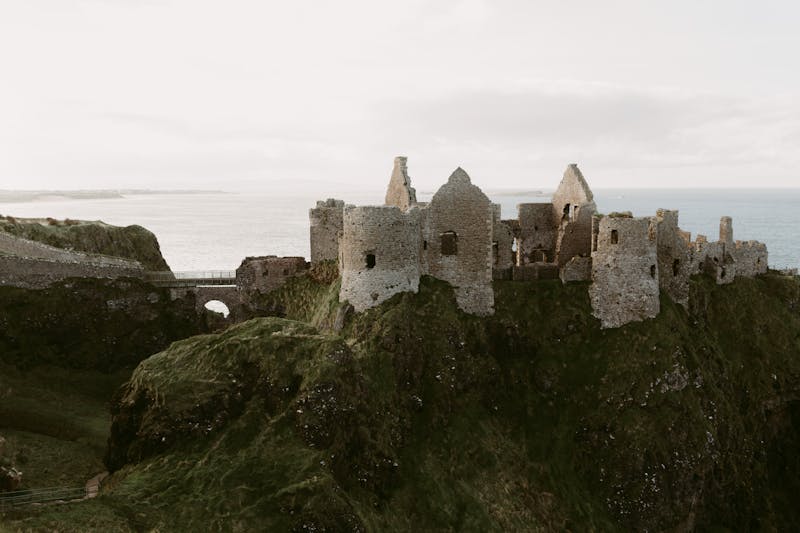 Castle by the sea in Ireland
