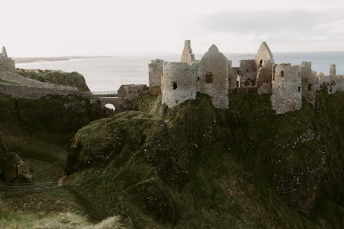 Free stock photo of antrim, castle, castle by the sea