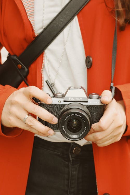 Person Holding Camera