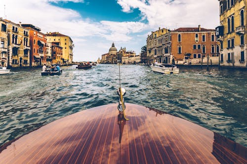 Motorboats In The River