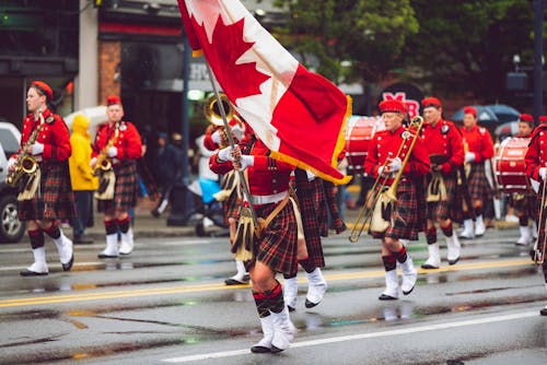 Musical Band Performing on Street