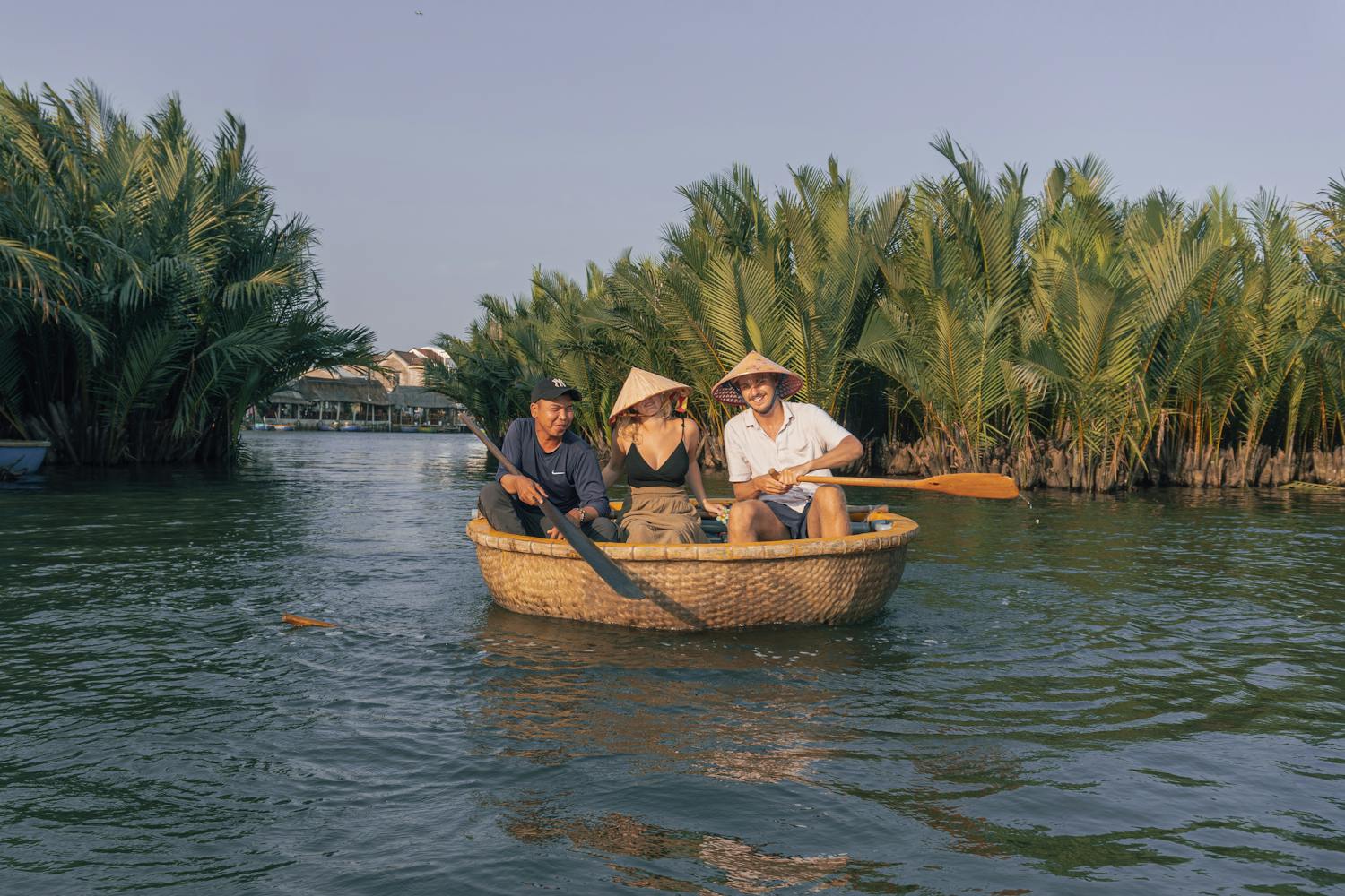 Basket boat ride