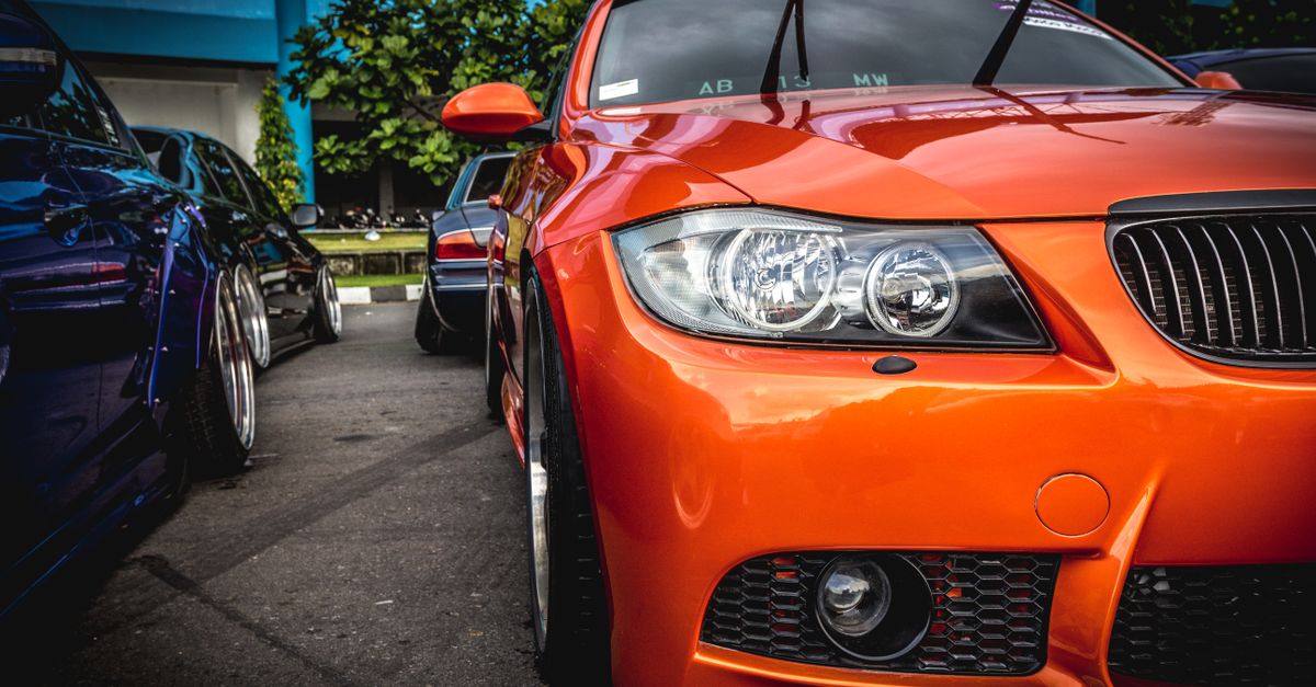 Orange Bmw M Series Free Stock Photo orange-bmw-m-series-free-stock-photo