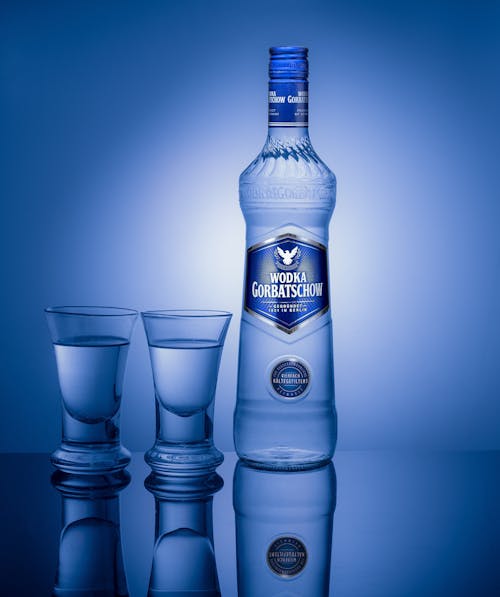 Wodka mit Gläser