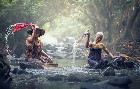 Free stock photo of nature, people, woman, water