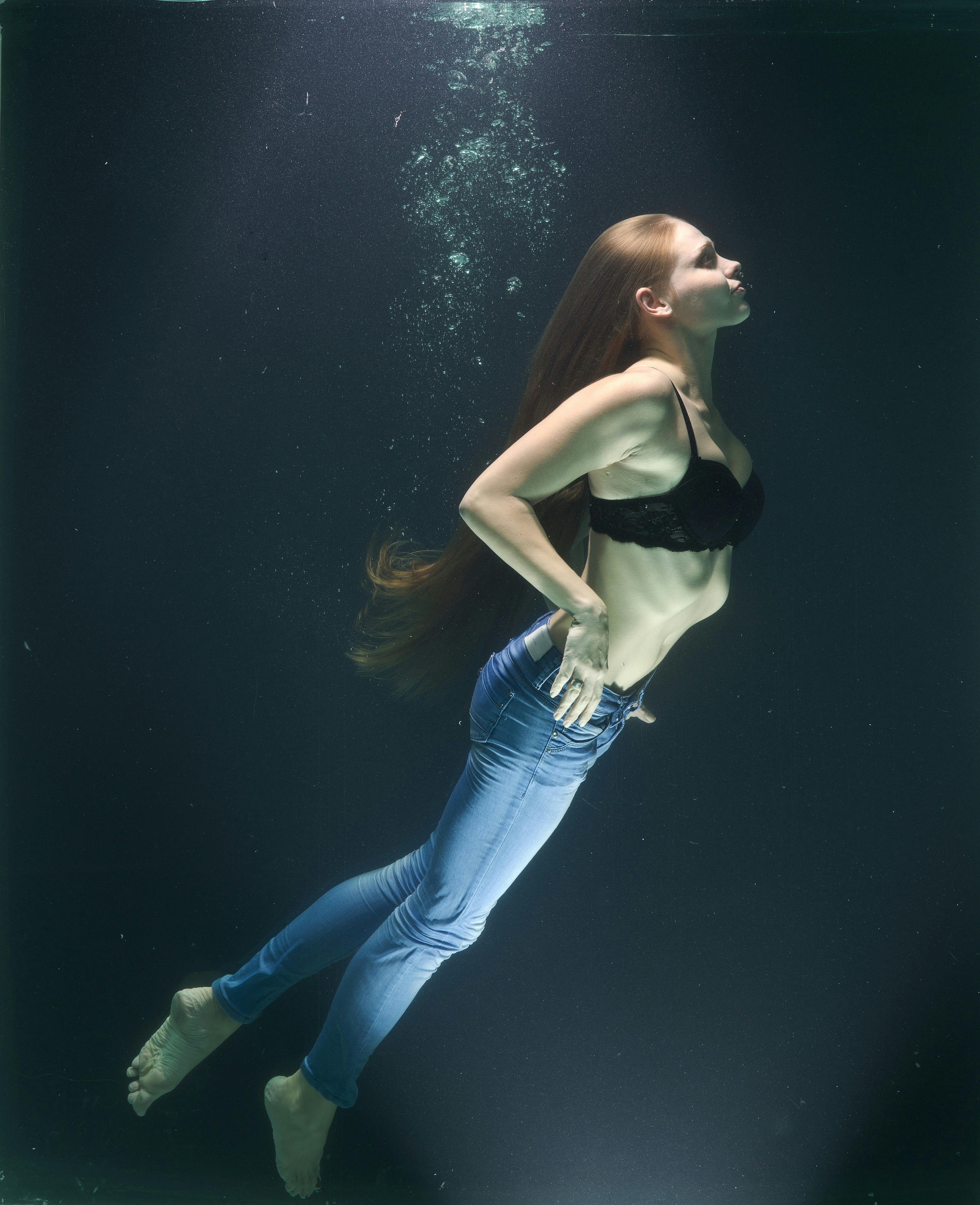 Woman in Body of Water · Free Stock Photo