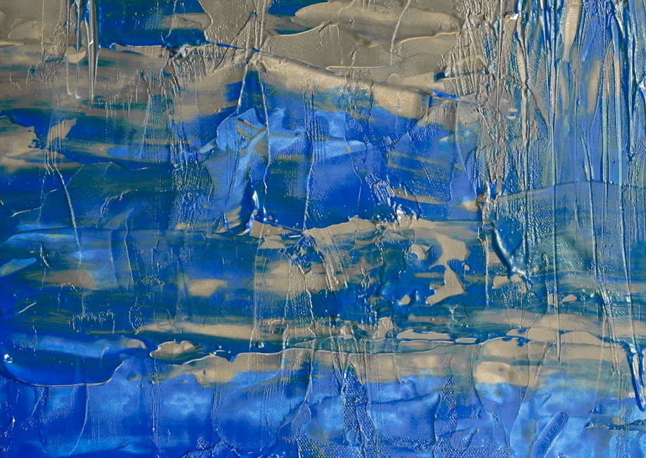 Grey And Blue Painting · Free Stock Photo