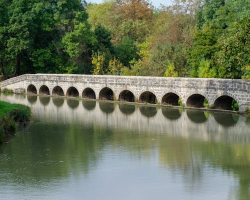 Бесплатное стоковое фото с aquaduct, канал дю миди, мост