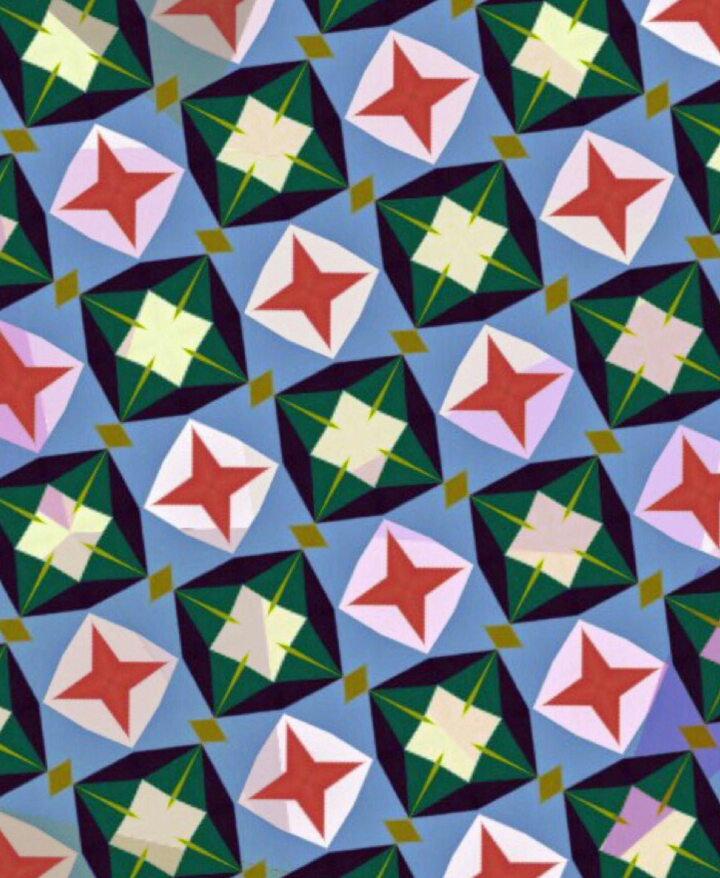 Gambar Corak Geometris - Corak geometri sebagai hiasan dinding dan idea
