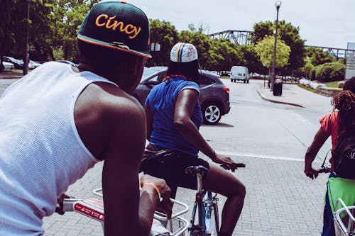 Free stock photo of african american, bicycle, biking