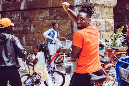 Free stock photo of africa, african american, bicycle