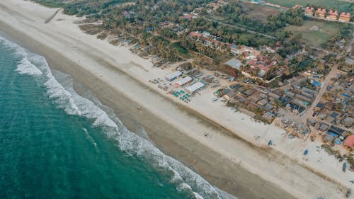 Δωρεάν στοκ φωτογραφιών με beach bar, drone, drone cam