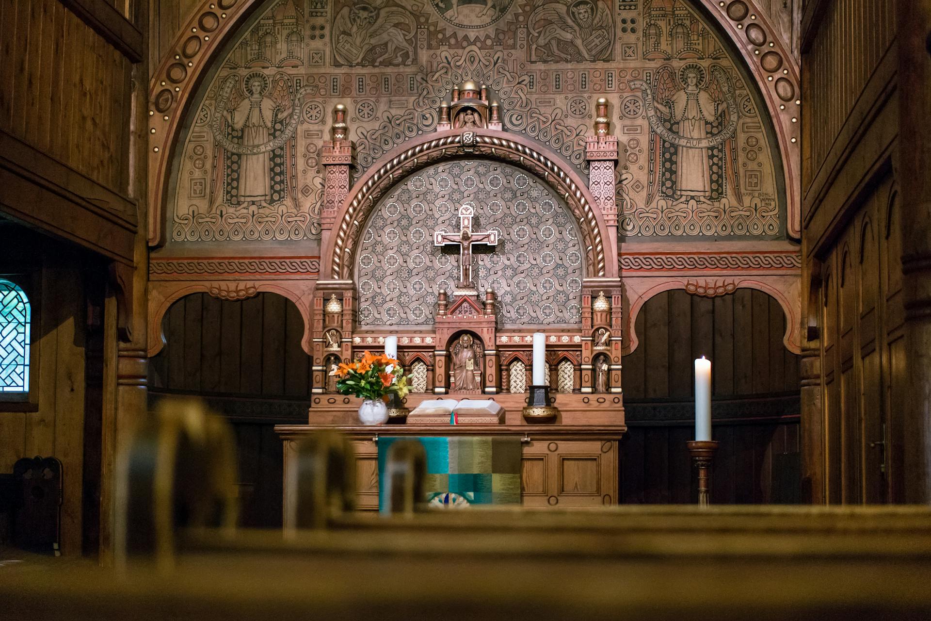 Altar Inside Church