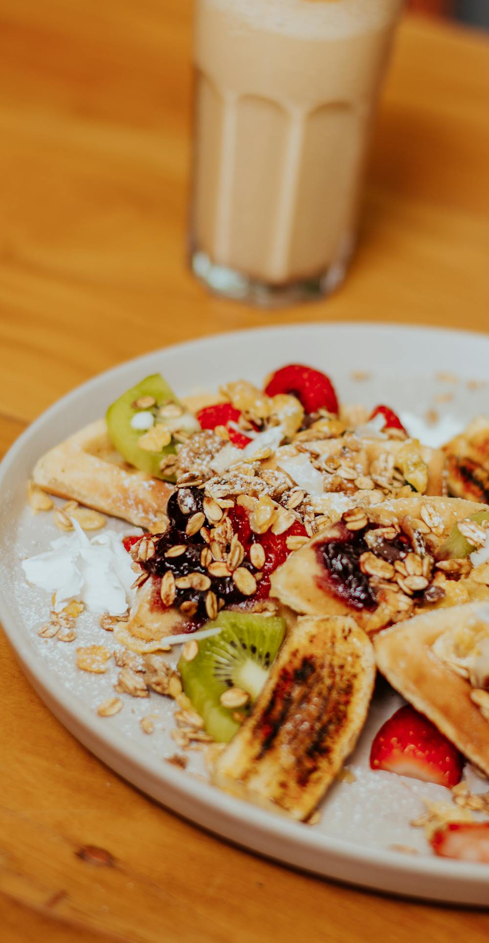 Banana Oatmeal Pancakes