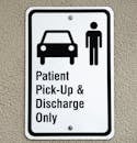 医疗机构患者接送区的指示标志