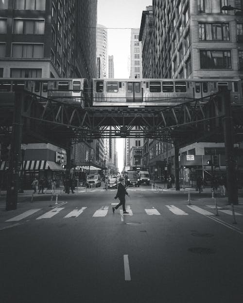 Streets of Chicago B&W