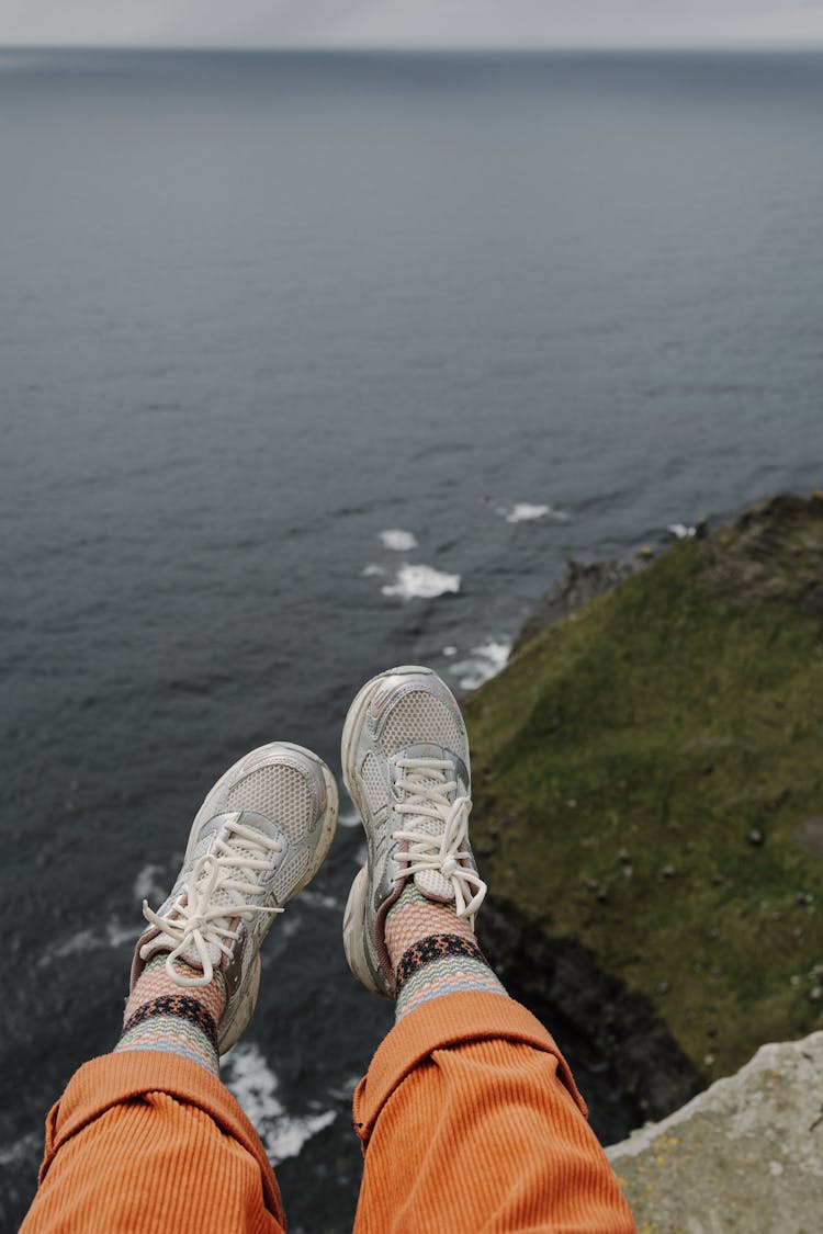 Legs Over Cliff