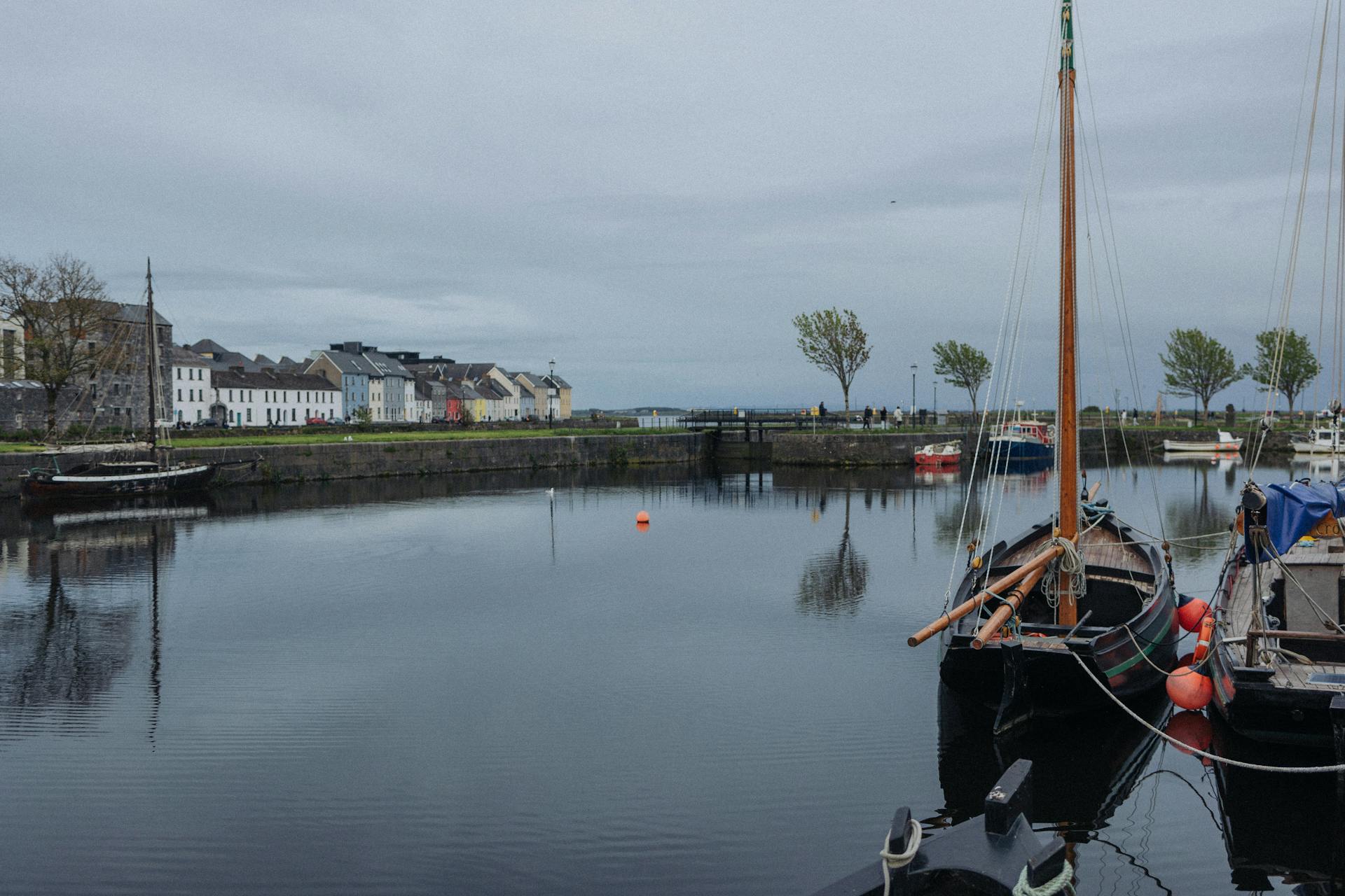Harbor in Irish City