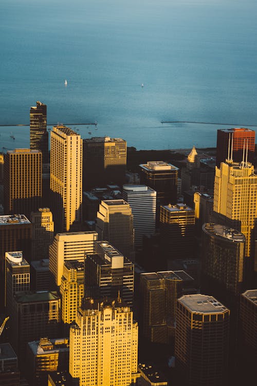 Bird's Eye View Of High-rise Buildings