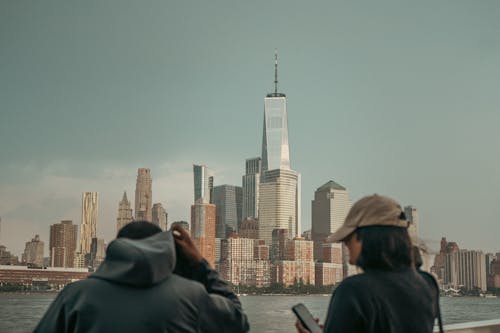 Lower Manhattan from a boat