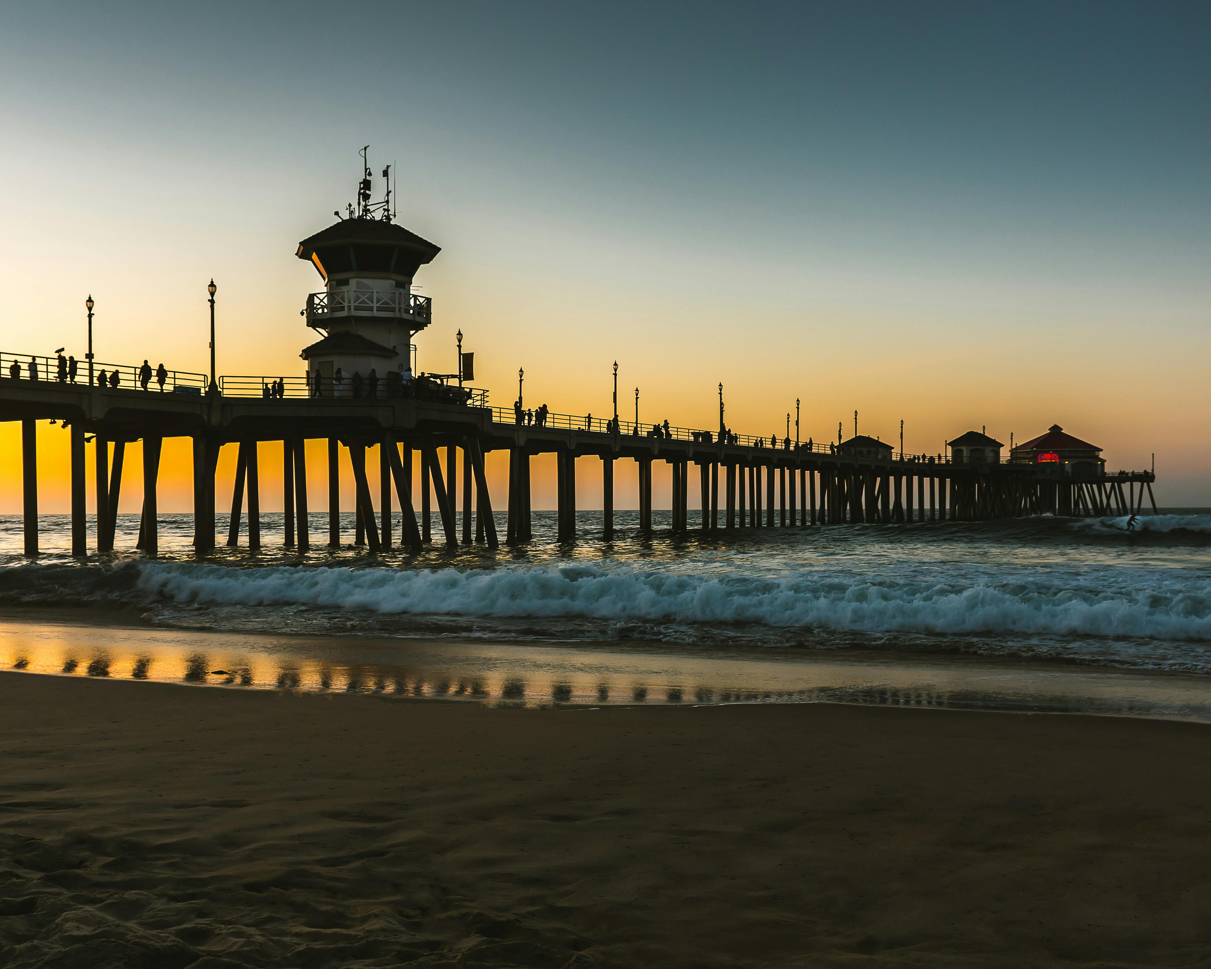 Silhouette Photo Of Pier · Free Stock Photo